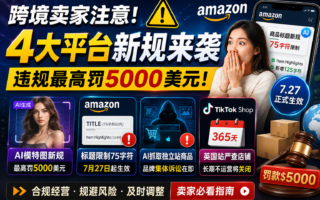 亚马逊AI模特图要小心了！美国新规最高罚5000美元