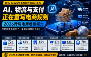 DHL最新报告曝光：2026跨境电商不再只拼低价，AI、物流、支付成新战场