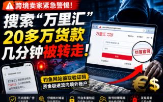 搜索“万里汇”损失20多万元，骗子盯上跨境卖家的收款账户