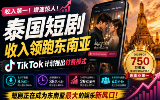 泰国短剧收入东南亚第一，TikTok正在复制一套新商业闭环