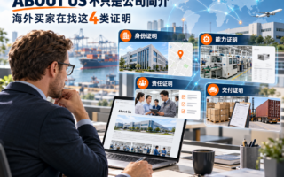About Us怎么写？如何让海外采购商看懂你、查到你、联系你？